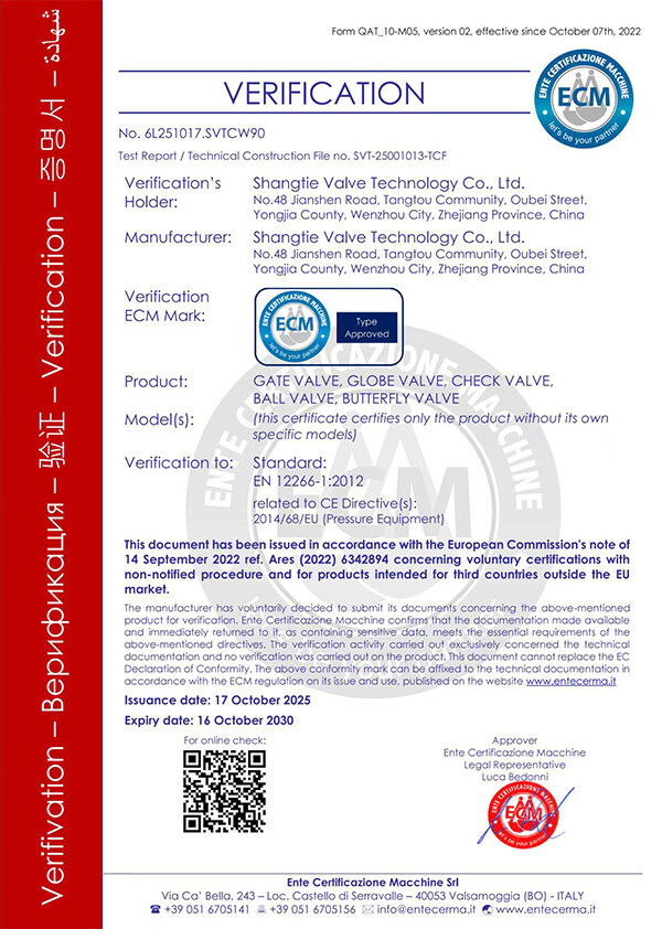 Certifications