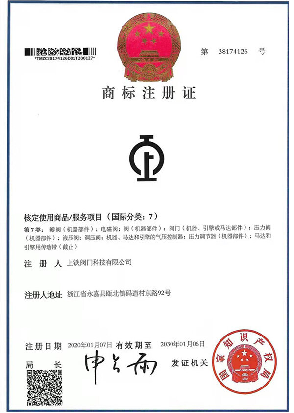 Trademark Registration Certificate