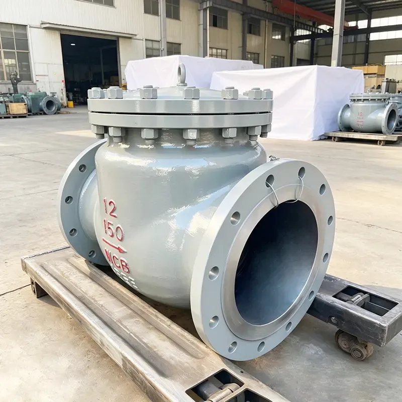 API 6D check valve in emergency shutdown test of crude oil long-distance pipeline