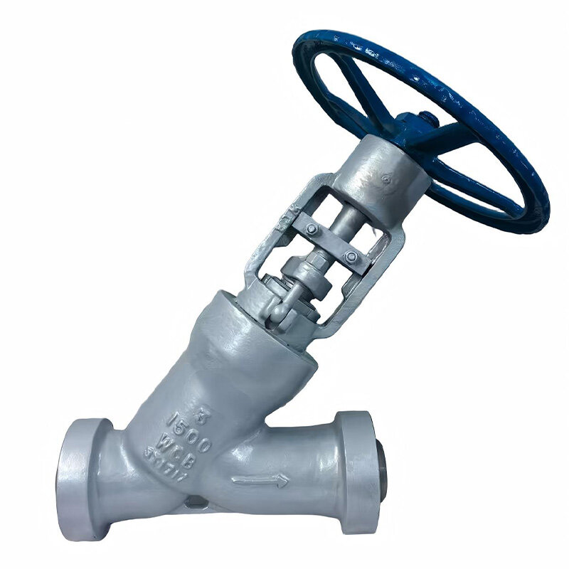 API600 High Pressure 1500LB Welded Y-Type Globe Valve