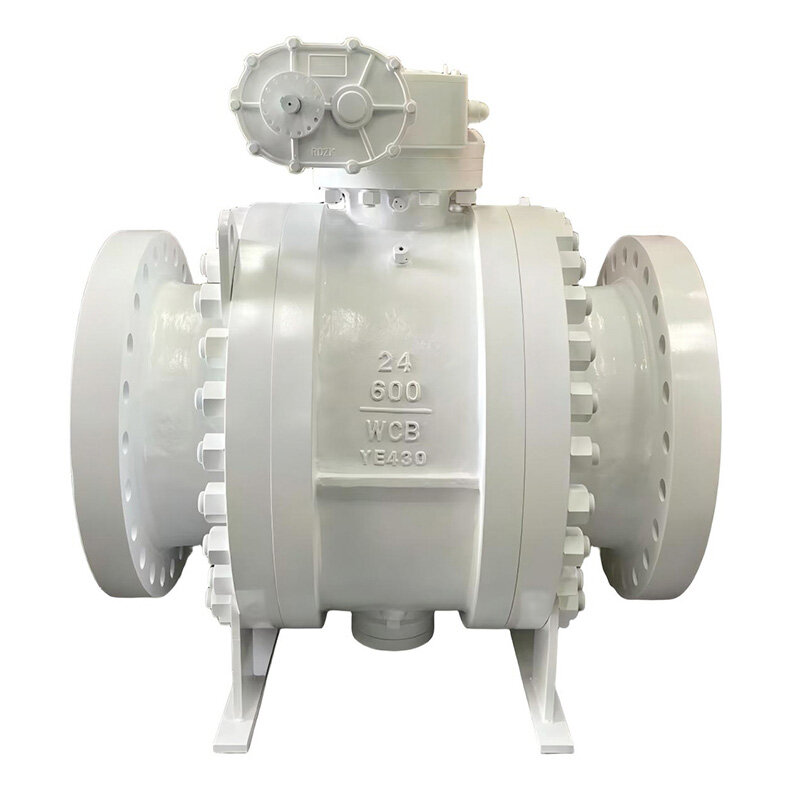 API 6D Class 600 Large Bore WCB Flanged High Pressure Ball Valve
